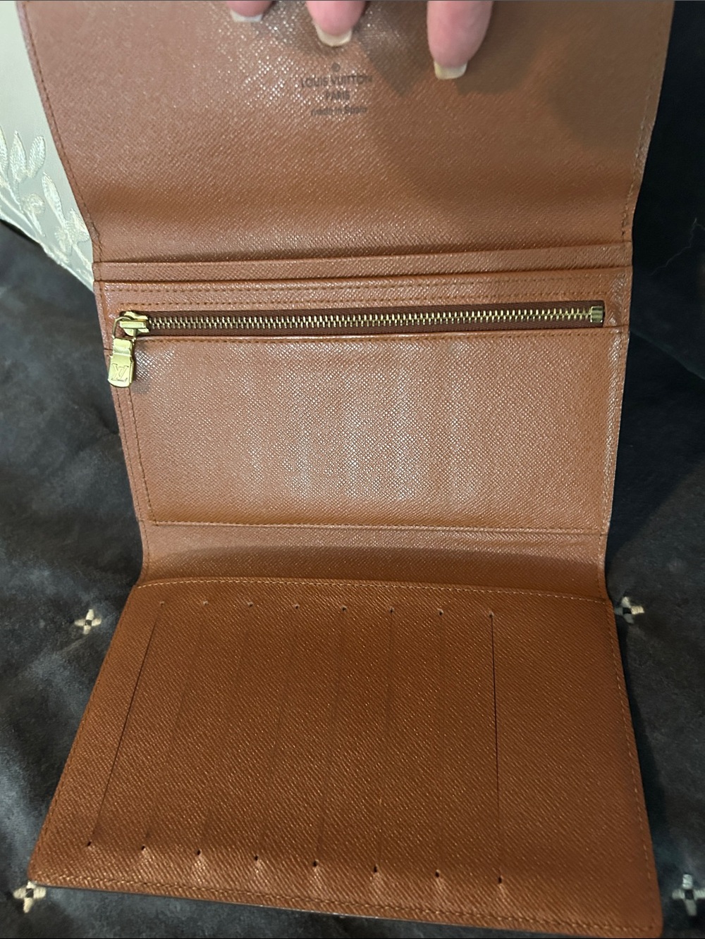 Louis Vuitton Monogram Canvas Brown and Gold Snap Wallet - Picture 6 of 10